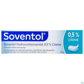 Soventol Hydrocortisonacetat Creme 0,5% 15g
