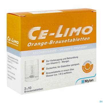 Ce-limo Orange Brausetabl Bp3x1 30st 30 ST – Packungsbild