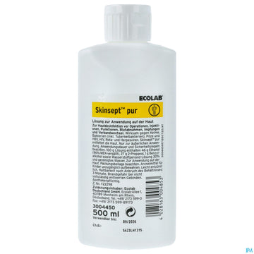 Skinsept Lösung Z Hautdesinf. Pur 500ml