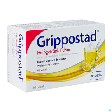 Grippostad Heissgetraenk Pulver Beutel 10st 10 ST – Packungsbild