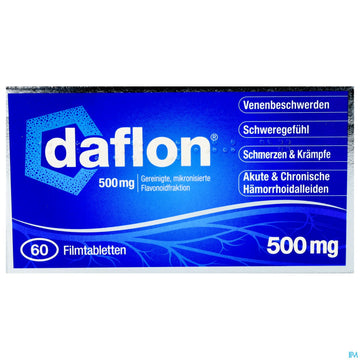 Daflon Filmtabl 500mg 60st 60 ST – Packungsbild