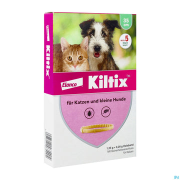 Kiltix Halsband F Katzen U.kleine Hunde 1,25g + 0,28g 1st 1 ST – Packungsbild
