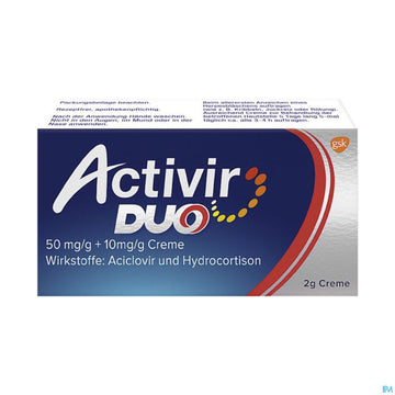 Activir Duo Creme 50mg/g +10mg/g 2g 2 G – Packungsbild