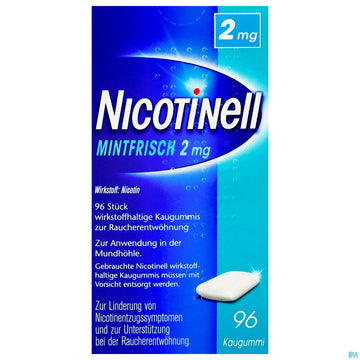 Nicotinell Wirkstoffhaltige Kaugummis Z.raucherentwoehnung Mintfrisch 2mg 96st