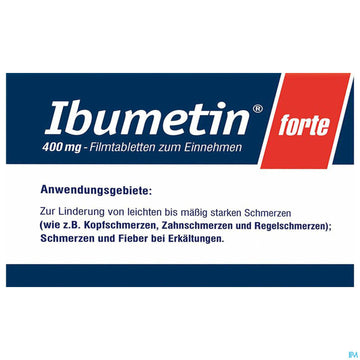 Ibumetin Filmtabl Forte 400mg 40st 40 ST – Packungsbild