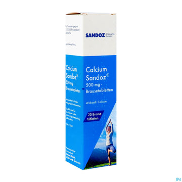Calcium-Sandoz Brausetabl 500mg 20st 20 ST – Packungsbild