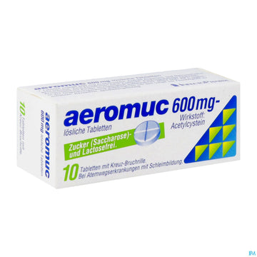 Aeromuc Tabl Löslich 600mg 10st 10 ST – Packungsbild