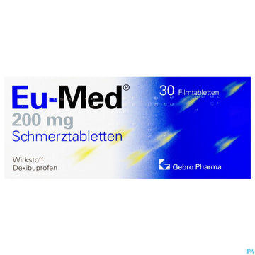 Eu-med Schmerztabl 200mg 30st 30 ST – Packungsbild