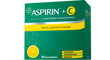 Aspirin® +C - Brausetabletten 40 ST – Packungsbild