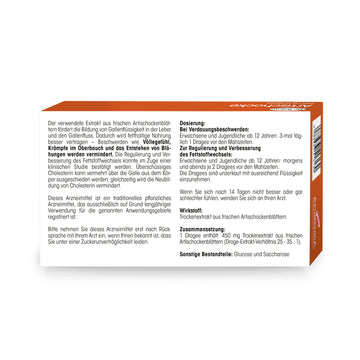 Dr. Böhm Artischoke 30 ST – Packungsbild