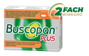 Buscopan® plus Paracetamol 10 mg/ 500 mg Filmtabletten