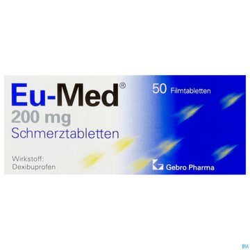Eu-med Schmerztabl 200mg 50st 50 ST – Packungsbild