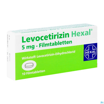 Levocetirizin-hexal Filmtabl 5mg 10st 10 ST – Packungsbild