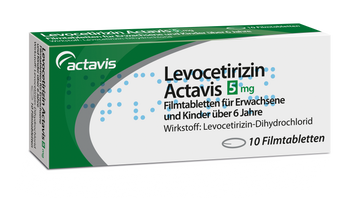 Levocetirizin Actavis 5 mg Filmtabletten 10ST