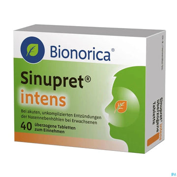 Sinupret Intens Ueberzogene Tabl 40st 40 ST – Packungsbild