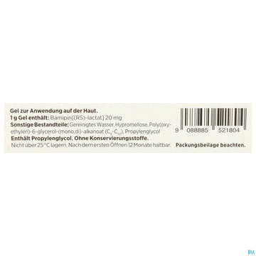 Soventol Bamipinlactat Gel Neu 20g 20 G – Packungsbild