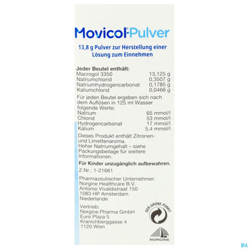 Movicol Pulver Stick 20st 20 ST – Packungsbild