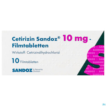 Cetirizin-Sandoz Filmtabl 10mg 10st