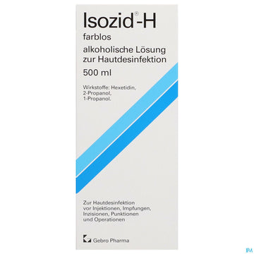 Isozid Alkoholische Lösung Z Hautdesinfektion H Farblos 500ml 500 ML – Packungsbild