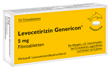 Levocetirizin Genericon® lindert Allergiesymptome