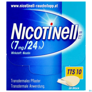 Nicotinell Transdermale Pflaster Tts 10 ( 7mg/24h) 28st 28 ST – Packungsbild