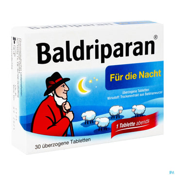 Baldriparan Fuer Die Nacht Ueberzogene Tabl 30st 30 ST – Packungsbild