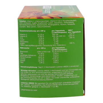 LUTAMAX KPS AREDS 2 QUART.PK
