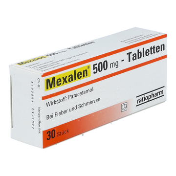 Mexalen 500 mg Tabletten