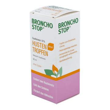 Bronchostop Guaifenesin 10% akut Hustentropfen 50 ml