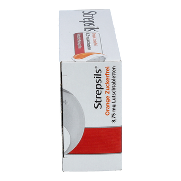 STREPSILS Lutschtabletten 8,75 mg Orange Zuckerfrei 24 Stk