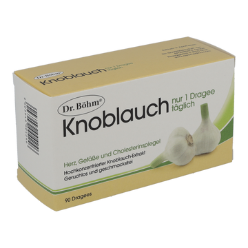 Dr. Böhm Knoblauch nur 1 Dragee täglich