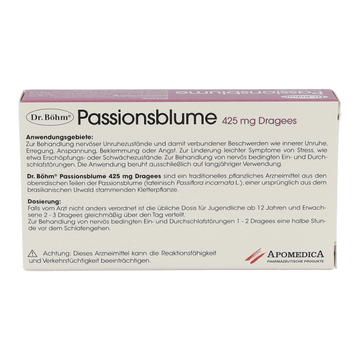 Dr. Böhm PASSIONSBLUME 425mg DRAGEES