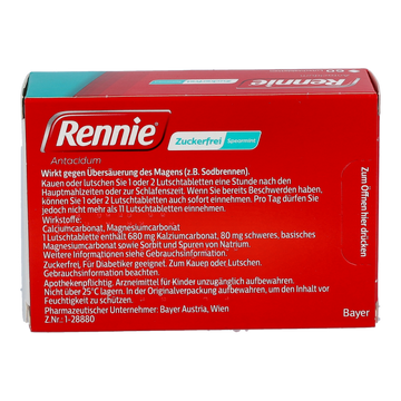 Rennie Antacidum Spearmint Lutschtabletten 60 Stk.