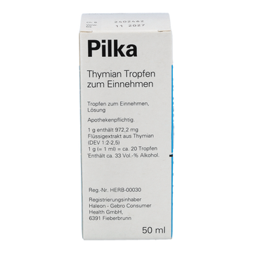 Pilka Thymian Tropfen zum Einnehmen 50 ml
