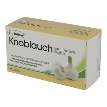 Dr. Böhm Knoblauch nur 1 Dragee täglich