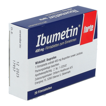 Ibumetin forte 400 mg Filmtabletten