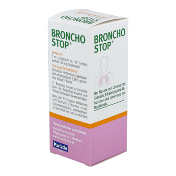 Bronchostop Guaifenesin 10% akut Hustentropfen 50 ml