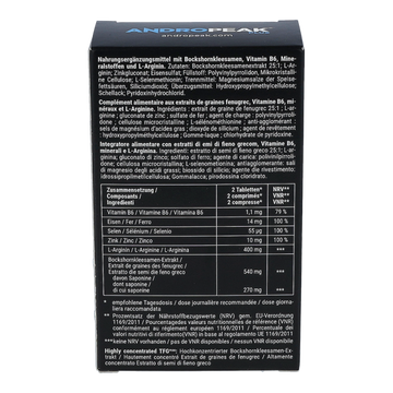 Andropeak plus Bockshorn Tabletten