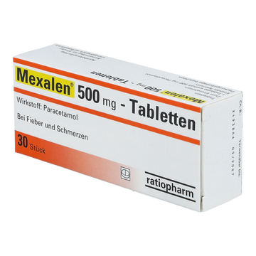 Mexalen 500 mg Tabletten
