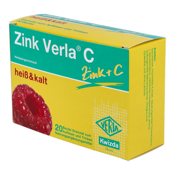 Verla Zink C Granulat Himbeer 20 Stk.