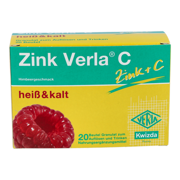 L_Verla Zink C Granulat Himbeer 20 Stk.