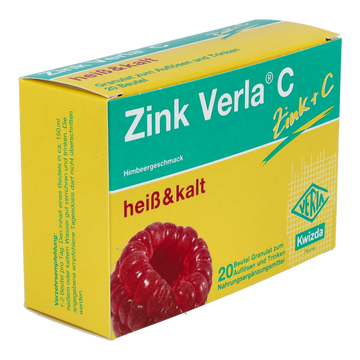 Verla Zink C Granulat Himbeer 20 Stk.