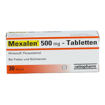 Mexalen 500 mg Tabletten