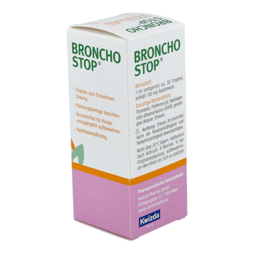 Bronchostop Guaifenesin 10% akut Hustentropfen 50 ml