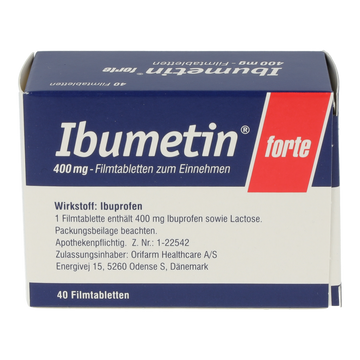 Ibumetin forte 400 mg Filmtabletten